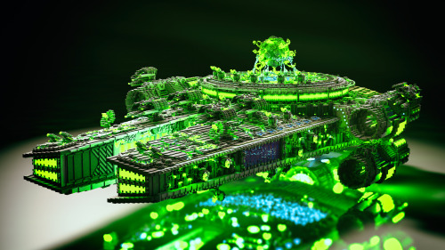 ibuildpixels:Minecraft: Horizon 9 Battleship by goCreative!