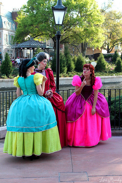imonteamtremaine:Anastasia, Drizella, and Lady Tremaine by disneylori on Flickr.