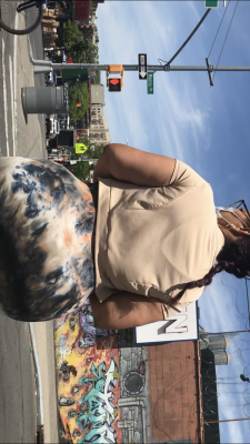 chicagocandid99:xxxnycstreetcandids:COVID EDITION 18    Crazy phat ass milf in tye