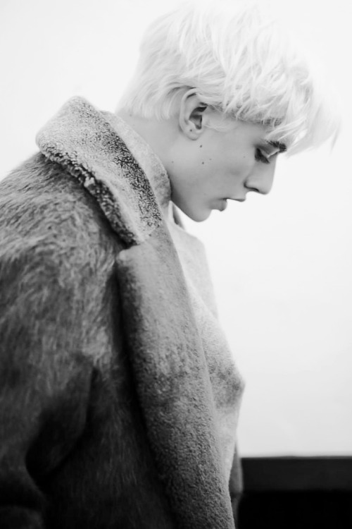 hommesclub2k15:Lucky Blue Smith | Billy Reid FW15 Backstage, ph. Gio Staiano