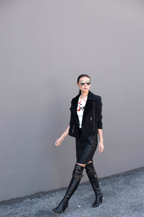 Tienlyn of thoughtfulmisfit in Marc Jacobs boots 