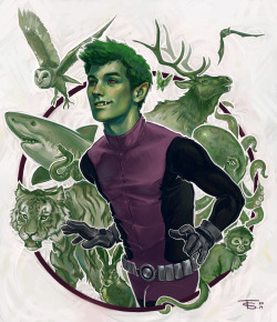 foosh-art:Beast Boy~Teen Titans  -Finally