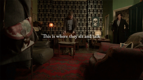the-sherlocked-avatar:  thewinchestercave:  Sit. Why? Because that’s where they