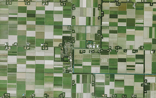 Part of the Noordoostpolder, created in the 1940&rsquo;s-50&rsquo;s. In the centre the Moder