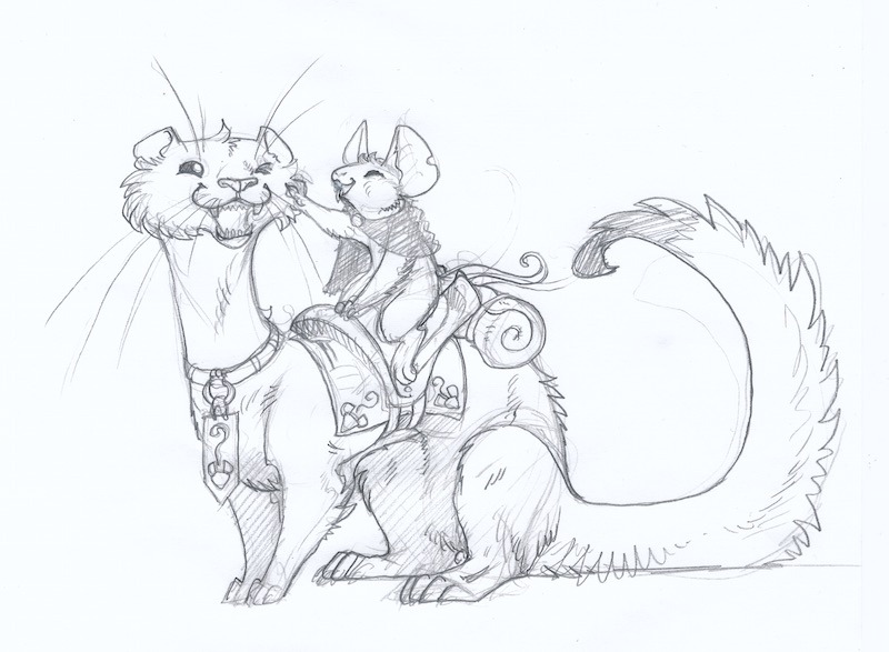 drachenmagier:  Must be the equivalent of having a lion as steed. d:    X3