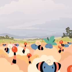 ohcorny:mareep ended up being the theme for this set…… what can i say i love those sheeps