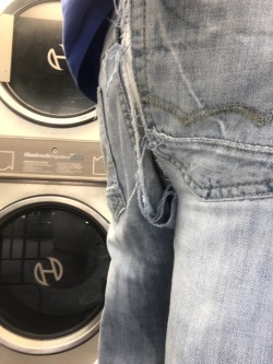 Tcsev6:At The Laundromat Again. Pissed My Jeans While Other Guys Were There Too.