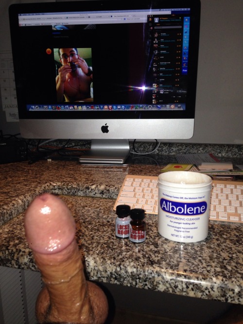 tastyblkman:  I Love Albolene - Best J/O Lube