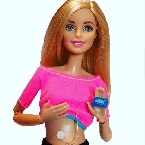 designerdiabetes: hackdiabetes: Where was T1D Barbie when I was a kid?! So cool!