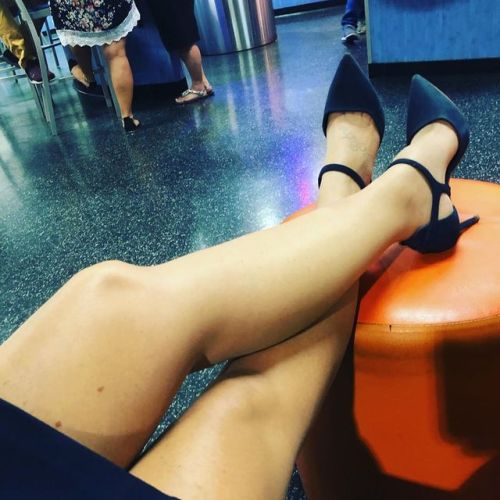 shamelessmichelle396:Still wearing my pantyhose and fabulous heels!!www.instagram.com/p/B2Do