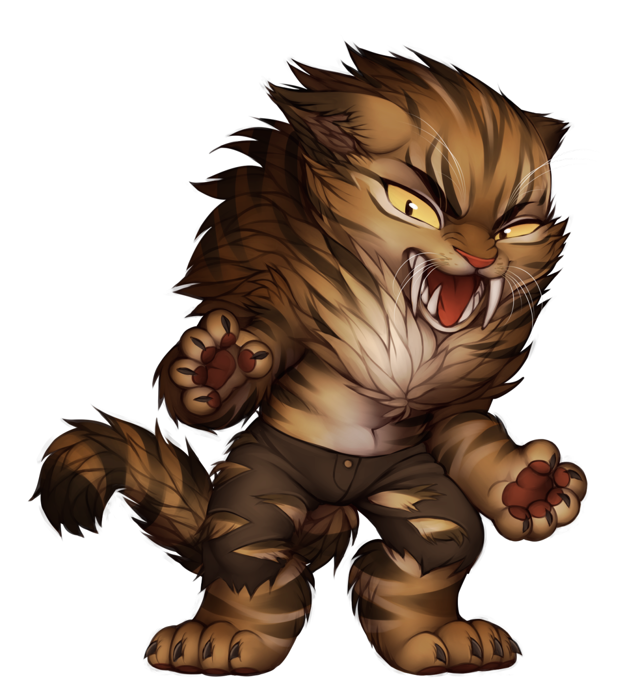 furvilla:  Here’s a were-cat and a were-dragon!Artist | Furvilla Game