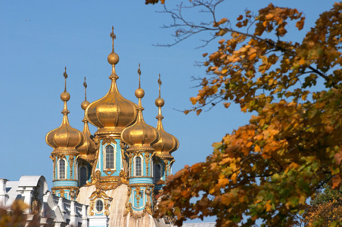 architectureland:The Catherine designed by Bartolomeo Rastrelli in Tsarskoye Selo,Russia