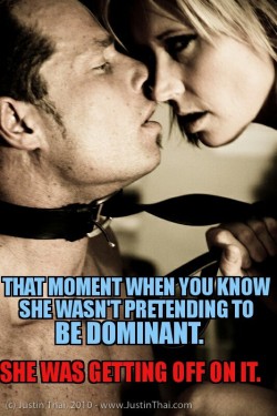 Captions of female dominance