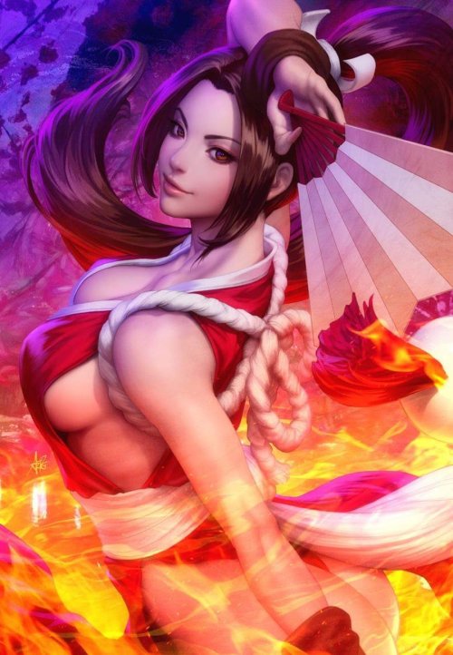 dalinscar:  Mai Shiranui by Stanley “Artgerm”