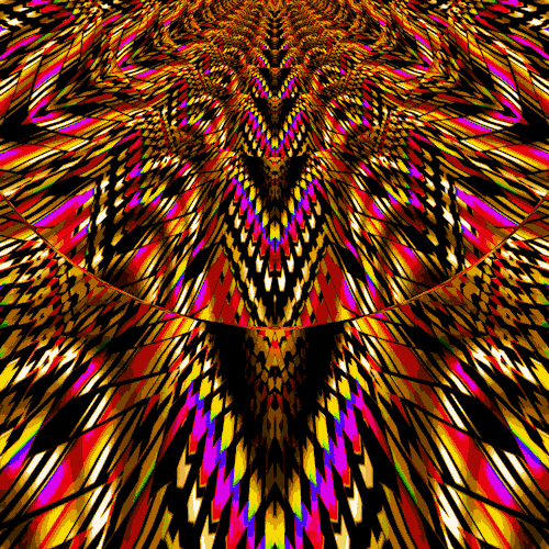 automatagraphics: Waves of goldAnother collaboration with featherfurl!
