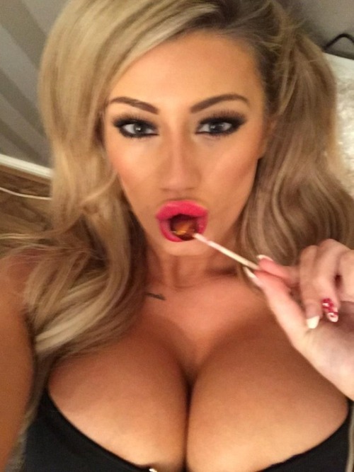 Lolipops are a great bimbo food/accessory, always good to have a couple in your handbag