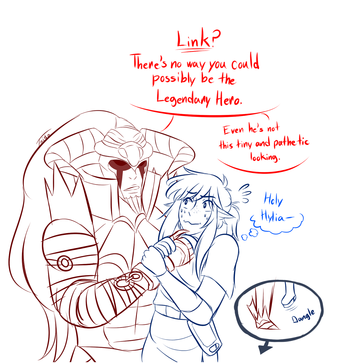 taidoodle:  Sidlink and Volink are my current most requested ships to make art of,