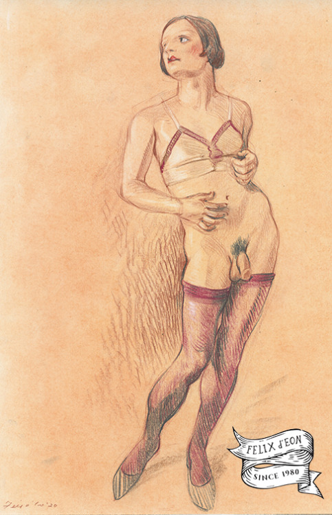 &ldquo;Estudio de Henry.&rdquo; A study in pencil on paper of the gender fluid figure. Drawing the g