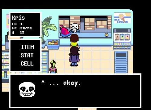Sans' Dialogue In Deltarune If You Try To Return The Box Of Chocolates Really Takes Me Out Because It