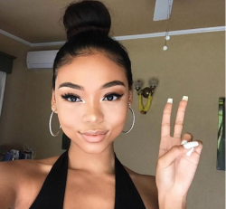 mixed-race-girls:  African American & Japanese