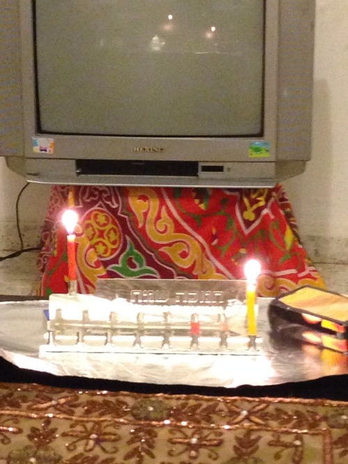 zaatarwitholives:Happy Chanukah from Ramallah!