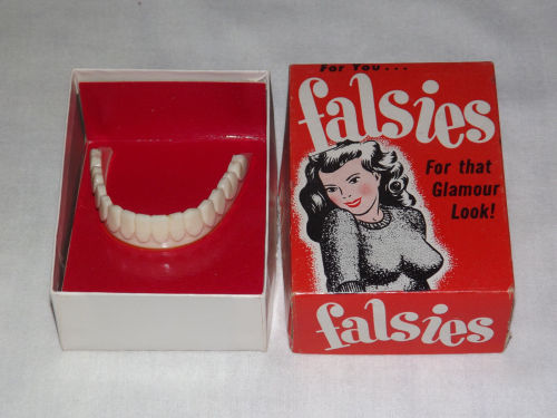 Porn Pics weirdvintage:  Falsies: For that Glamour