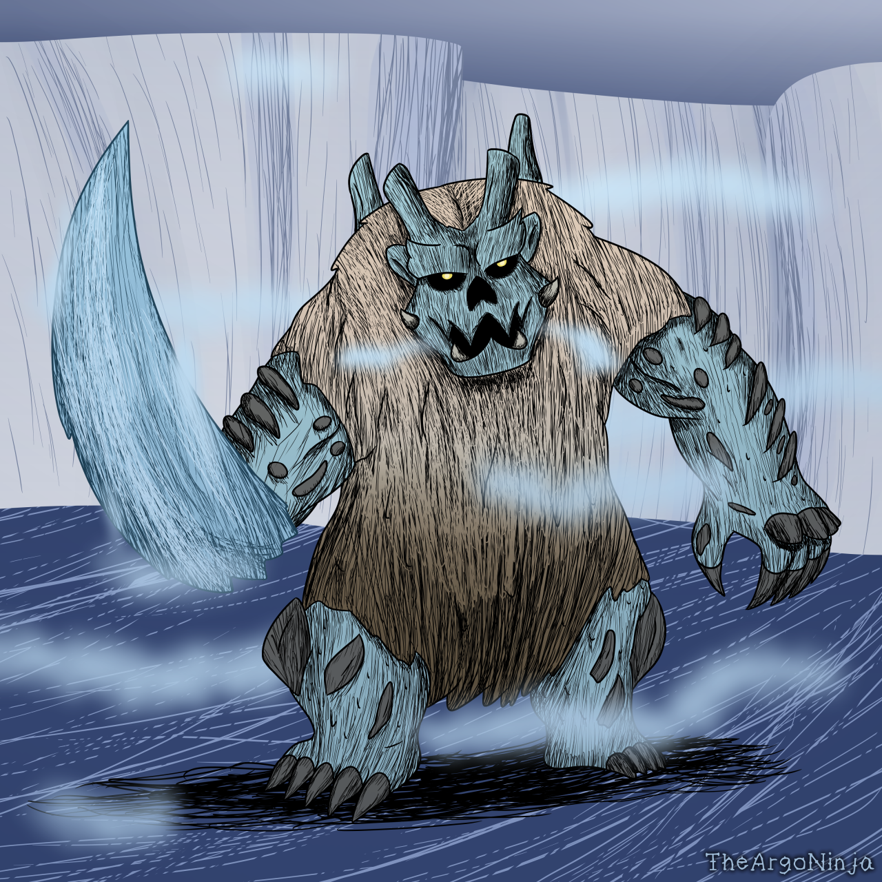 The Goss Harag is my favorite Monster added to Monster Hunter Rise. A very Menacing Yeti Oni. I like it a lot~ Bonus Rage Mode