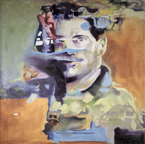 Jon Reischl. Thefortyninthparallel1941. Oil on canvas. 40in x 40in.jreischl.tumblr.com