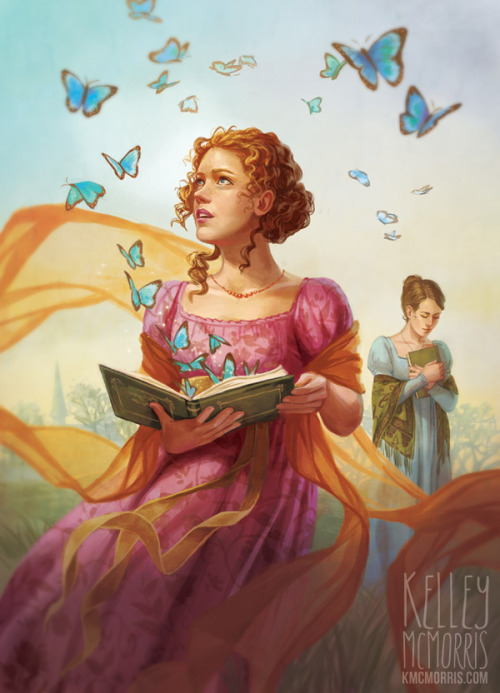 kmcmorris:Marianne from Sense and Sensibility, for the Ladies of Literature zine.Marianne is fifteen