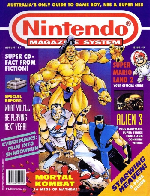At the big VGJunk site today: I take a look at a whole bunch of Mortal Kombat magazine covers! There