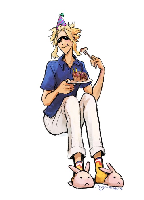 mogamoka:Happy Birthday All Might!