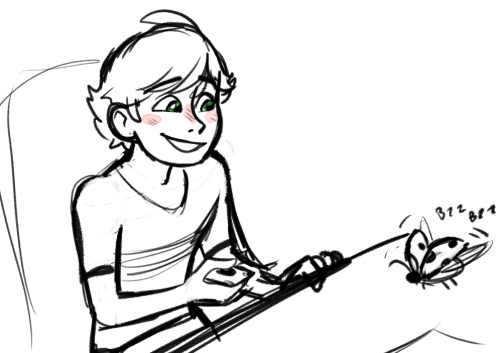 buggachat: Ladybug and Chat Noir using little remote controlled toys to tell each other they’re thin