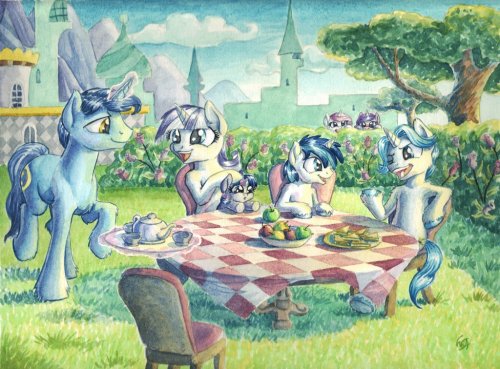 Afternoon Tea by The-Wizard-of-Art   So… much… CUTE TWILY >W