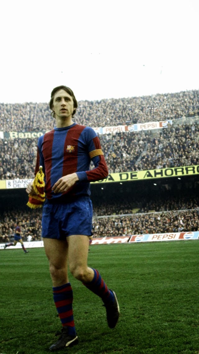 unofficial) iPhone wallpapers — Johan Cruyff (FC Barcelona) wallpaper for  iPhone...