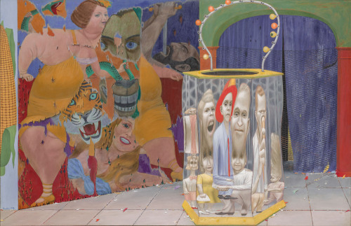 Henry Koerner was one of many Brooklyn based artists that wove mythic visions of Coney Island with h
