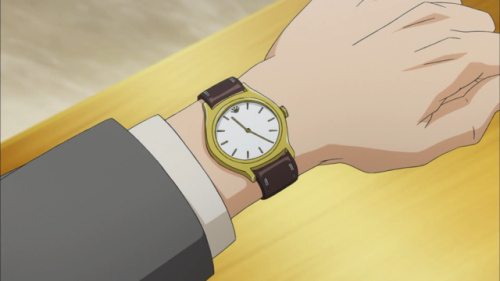 11:25am - Ace Attorney (Takefumi Auchi/Winston Payne’s wristwatch)
