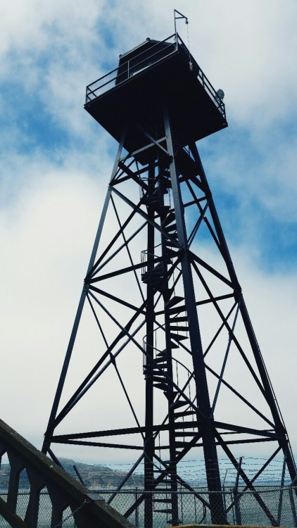 Guard tower at Alcatraz