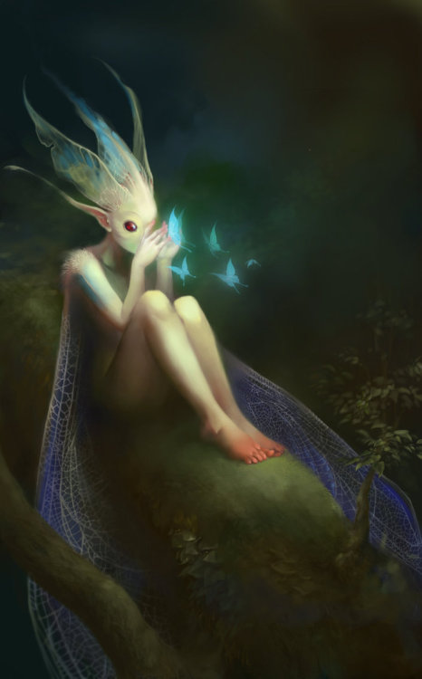 celtic-forest-faerie:{Butterfly Dreams} by {WeijiC}