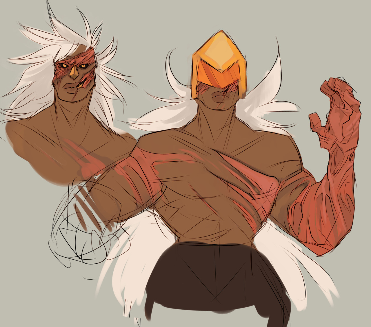 deadwooddross:  THIS HAS BEEN RATTLING IN MY HEAD FOR MONTHS so I finally drew it…Jasper