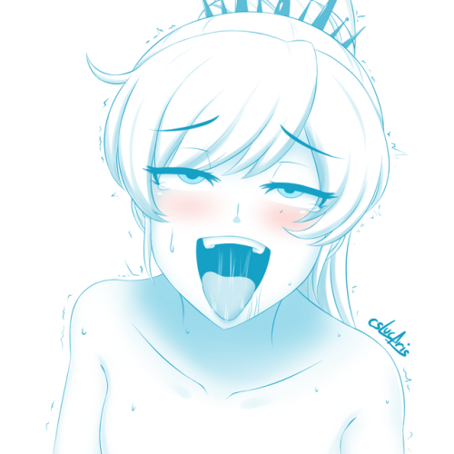 cslucaris:  #229 -  I was dared by a friend to draw RWBY characters doing ahegaos and I was like, “Okay”  Part 6 Redux time.  Deflower, Snowflake-catching, Play, and Functions.   My Patreons voted to have me redo the very first ahegao set. I have