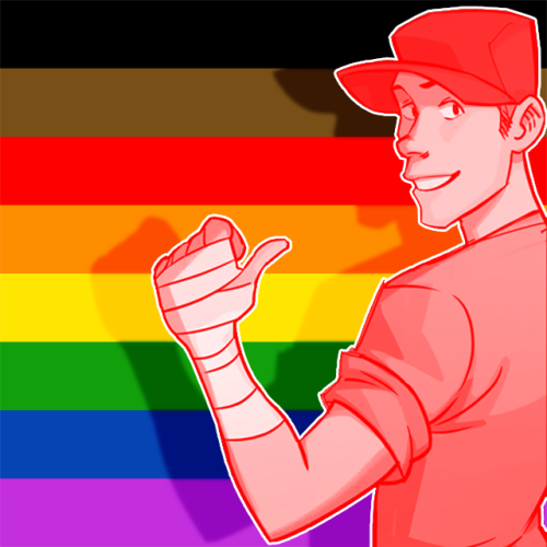 Trans Gay TF2 Scout icons requested by Anon!Free to use, just reblog and credit!Requests are open!