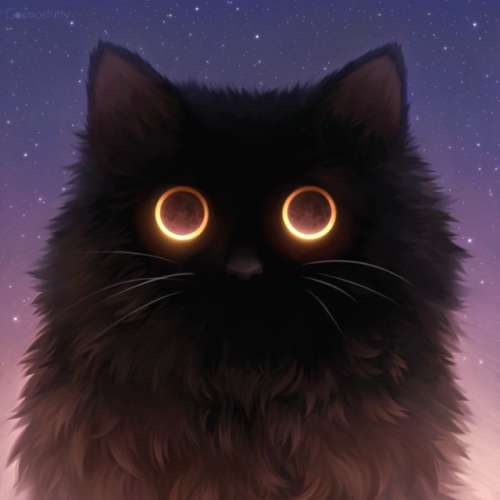 cosmos-kitty:Watch the night sky closely enough and you might see the moon blink back at you