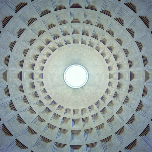 The domes of Rome: 1 Pantheon, 126 AD 2 Santa Maria di Loreto, 1507-1582, architect Antonio da Sanga