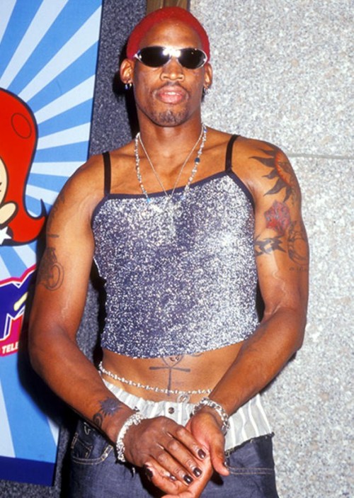 aphroditeinfurs:fave Dennis Rodman looks 