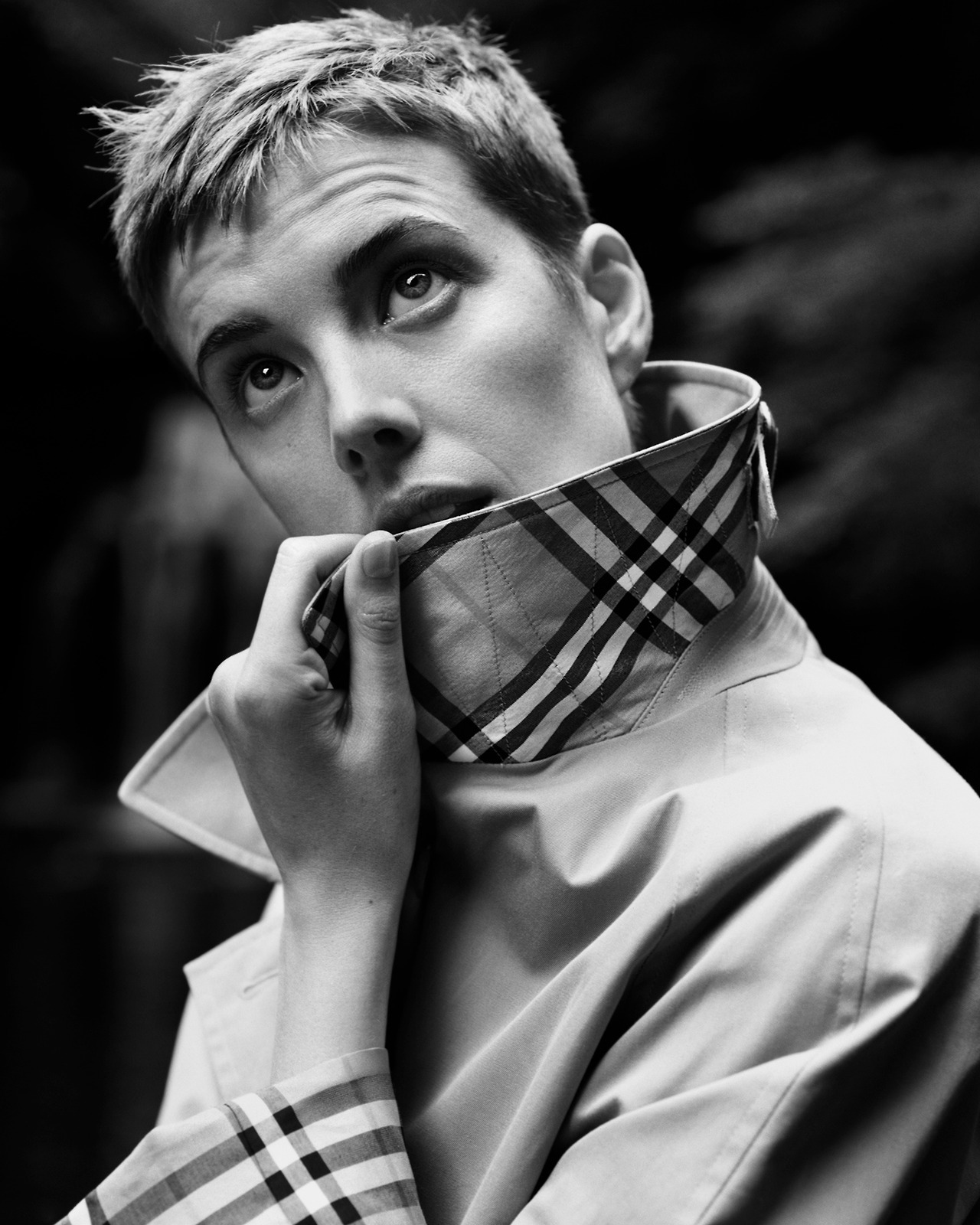 Burberry Beauty — Agyness Deyn in the new Car Coat from the Burberry...