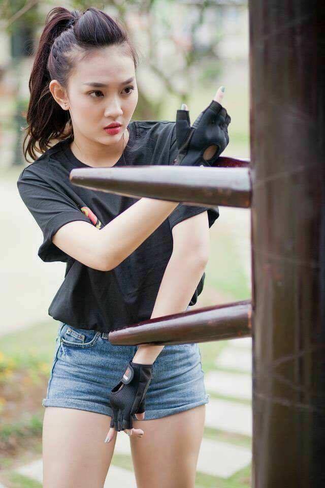 theblindninja:wayofmartialarts  #wingchun #kungfu #wayofmartialarts #wingchungirls #mookyanjong
