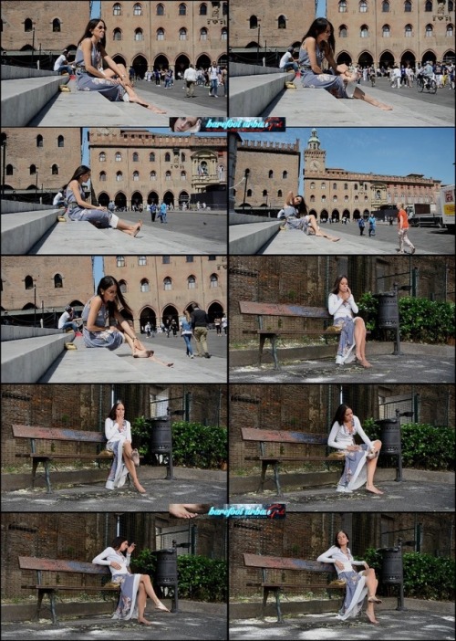 SECOND UPDATE of the “BAREFOOT LIFESTYLE” series at BAREFOOT URBAN GIRLS!!! Follow our superstar SWAINS in an all-day barefoot experience in the city of Bologna (Italy)!!! SWAINS visits downtown barefooted, poses in various locations and lets