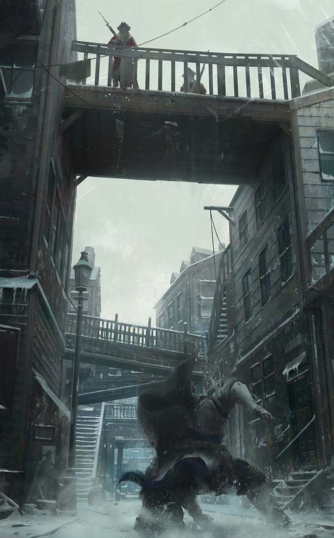 june2734:  Assassins Creed Concept Art by William Wu