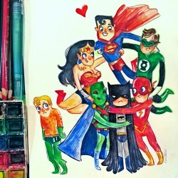 Supergrouphugs:  Hug Of Justice!  The First Real Super Group Hug By Erin Schechtman