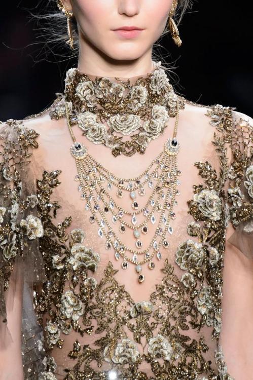 placedeladentelle: Fall Winter 2016 Trend - Lingerie as Outerwear : Marchesa